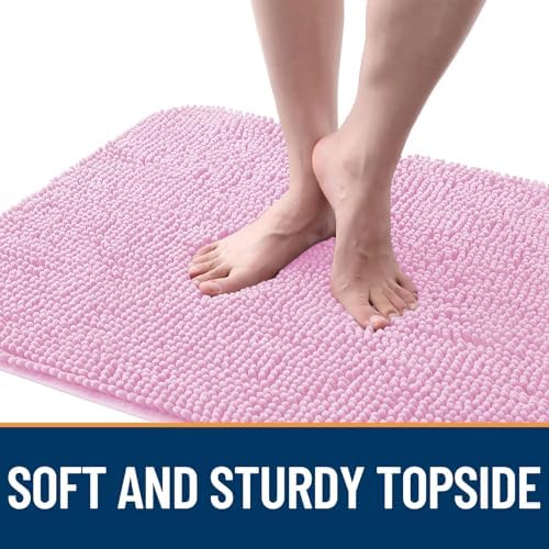 OLANLY Dog Door Mat for Muddy Paws 47x24, Super Absorbent Chenille Mud Mat - Image 4