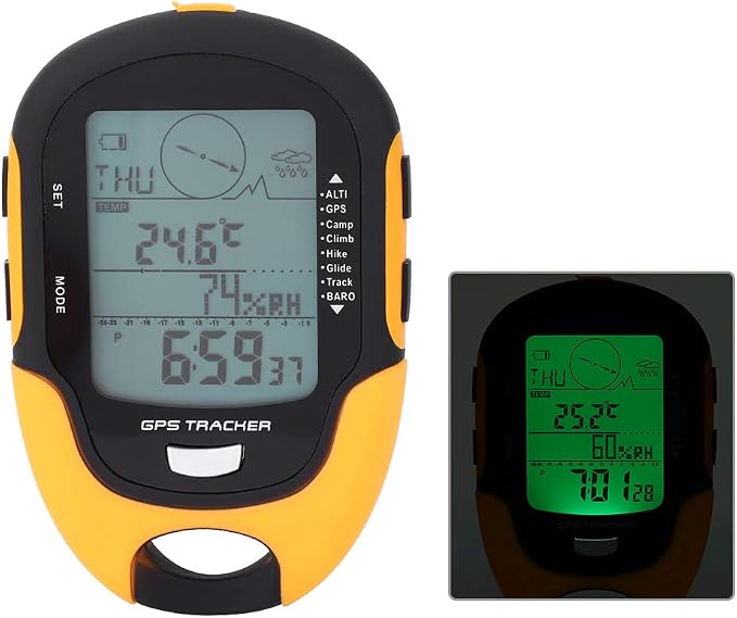 Multifunction Digital Altimeter, Waterproof Handheld GPS Navigator Tracker - Image 8