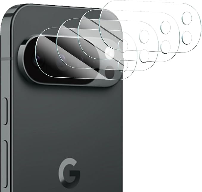 4-Pack Camera Lens Protector for Google Pixel 10 Pro, Tempered Glass Camera by ScreenProtectorCase