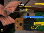 Maximo Ipe Hardwood Deck Tiles – Premium Interlocking Outdoor Flooring - Image 3