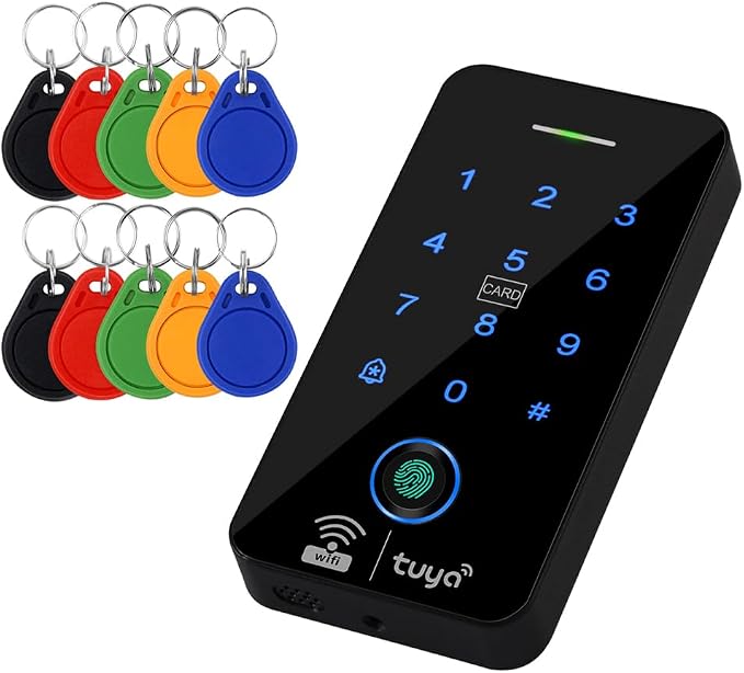 WiFi Graffiti Access Control System keypad, IP68 Waterproof Fingerprint keypad by Uoonner