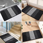 Kitinjoy Indoor Outdoor Door Mat, 45x27 Non-Slip Dirt Trapper Doormats - Image 6