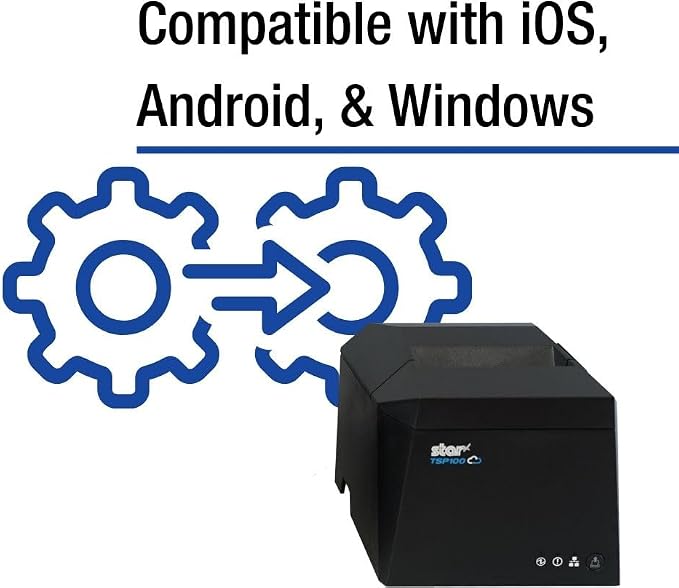 Star Micronics TSP143IVUE USB/Ethernet Thermal Receipt Printer - Image 3