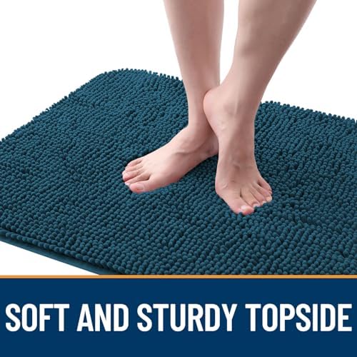 OLANLY Dog Door Mat for Muddy Paws 47x24, Super Absorbent Chenille Mud Mat - Image 4