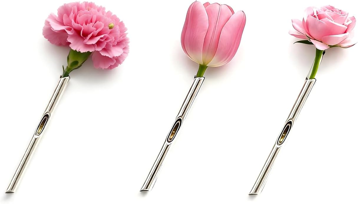 Flower Holder Brooch Pin for Women Flower Vase Brooch Back to School Teacher by RoeDolph