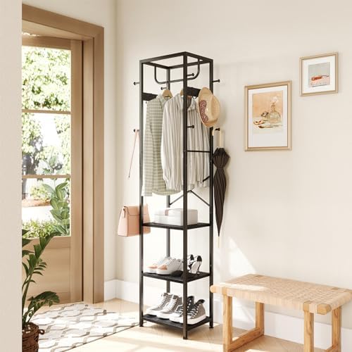 ELYKEN Coat Rack Freestanding, Hall Tree - Image 2