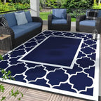GENIMO Outdoor Rug, Waterproof Plastic Rugs by GENIMO