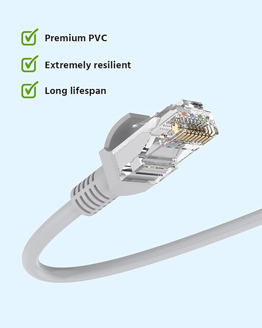 ANNKE 60 FT/ 18m Cat5e Internet High-Speed Network Cable, RJ45 LAN Cable - Image 6
