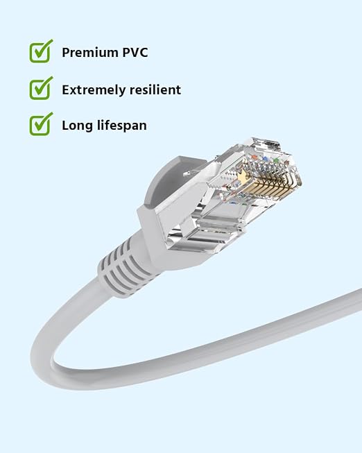 ANNKE 100 FT Cat5e Internet High-Speed Network Cable, RJ45 LAN Cable, PoE - Image 6