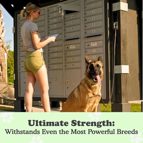 Canine Hitch- Secure Dog Leash Parking Mounted Indoor – Outdoor Wall Hook - Image 4