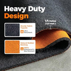 Heavy-Duty Garage Floor Mat, 1/4" Thick Absorbent Oil Spill Mat - Image 4