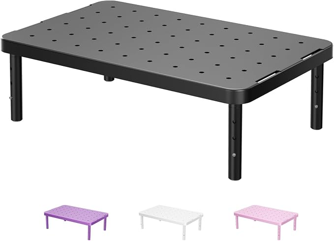 WALI Computer Monitor Stand for Desk, Adjustable Laptop Riser, Desk Monitor by WALI