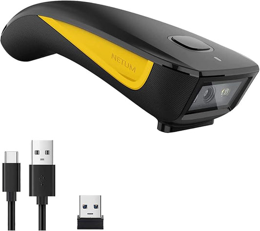 NETUM Mini Barcode Scanner Bluetooth Compatible, Small Portable USB Bar Code by NETUM