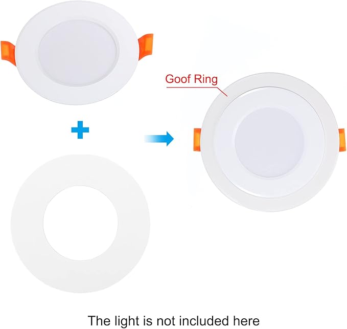 PATIKIL 4.1" ID 5.9" OD Light Trim Ring - Image 6