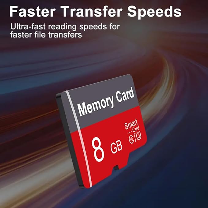 2 Pack Memory Card 8GB with Adapter, High Speed TF Card, UHS-I C10 A1 Memory TF - Image 6