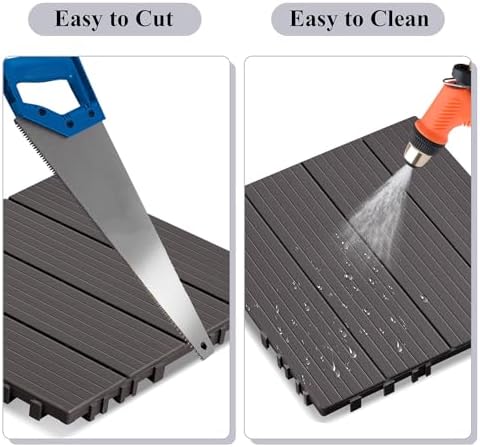 22 PCS Interlocking Deck Tiles - Image 6