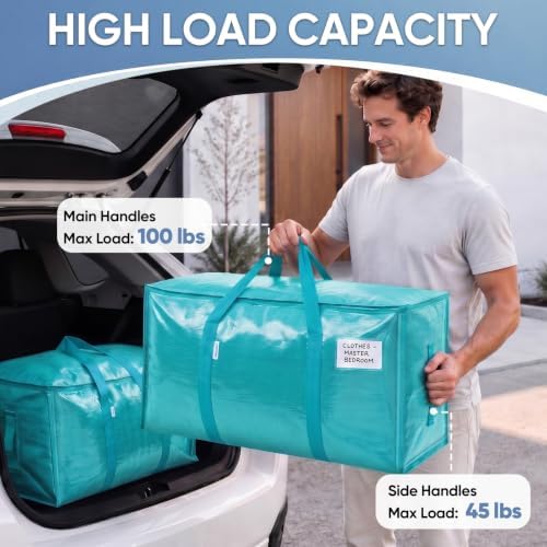 TICONN 8 Pack Extra Large Moving Bags Heavy Duty - Image 2
