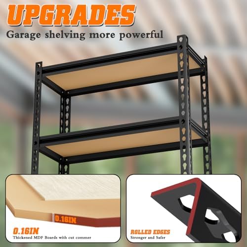LEVELEVE 5-Tier Storage Shelving Unit, - Image 6
