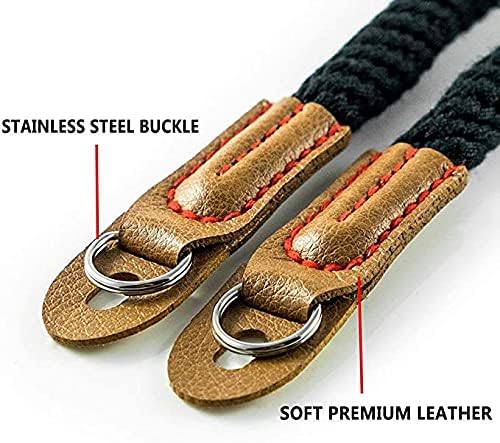 Camera Rope Strap 100cm Soft Cotton Camera Strap Vintage Neck Shoulder Belt - Image 3
