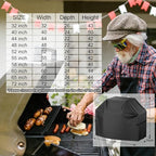 Grill Cover, 48 inch Heavy Duty BBQ Gas Grill Cover - Image 7