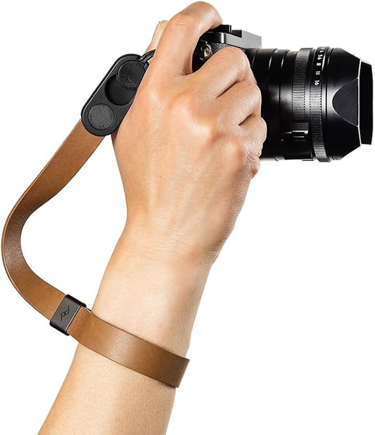Peak Design Cuff Leather Camera Strap – Quick Release, 100 lb Capacity by PeakDesign