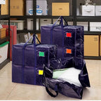 12 Pack Moving Bags with Full-Open Side Zipper, Extra Large 93L Heavy Duty - Image 3