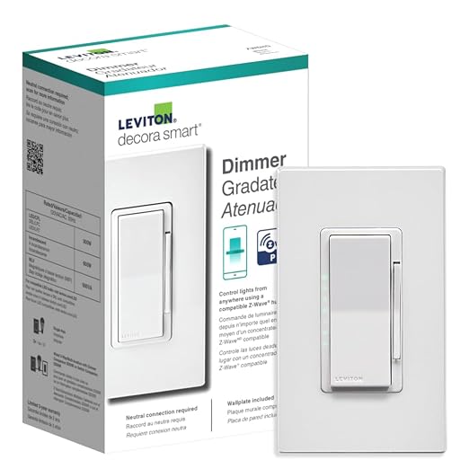 Leviton Decora Smart Dimmer Z-Wave 800 Series by Leviton