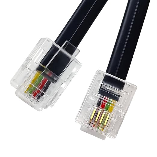 Phone Cable 100 Feet Long Telephone Line Cord by XANHAM