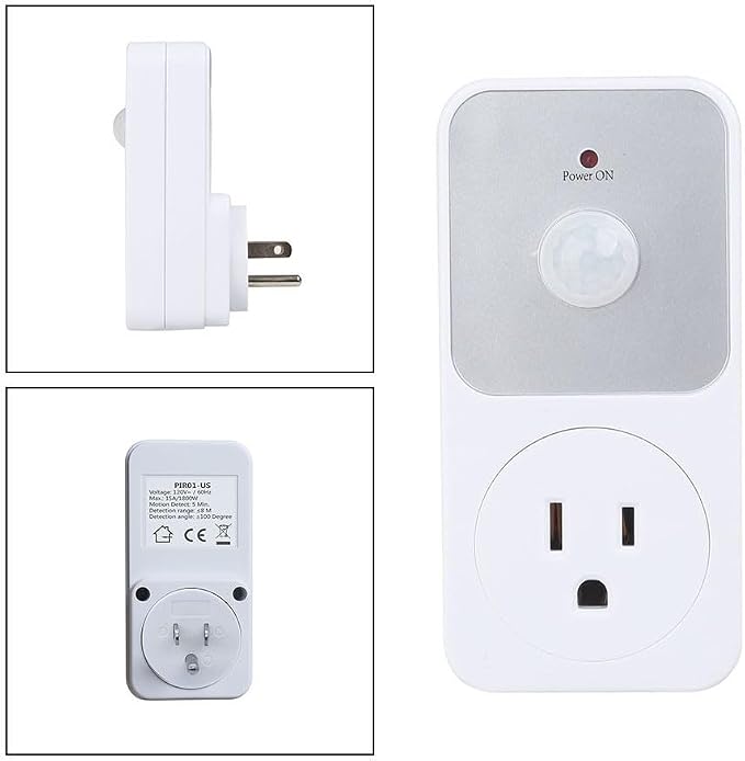 Advanced PIR Sensor Power Socket Switch 110V - Image 3
