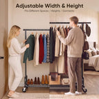 HOKEEPER Clothes Rack 450LBS Adjustable Garment Rack - Image 6