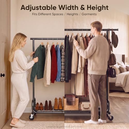 HOKEEPER Clothes Rack 450LBS Adjustable Garment Rack - Image 6