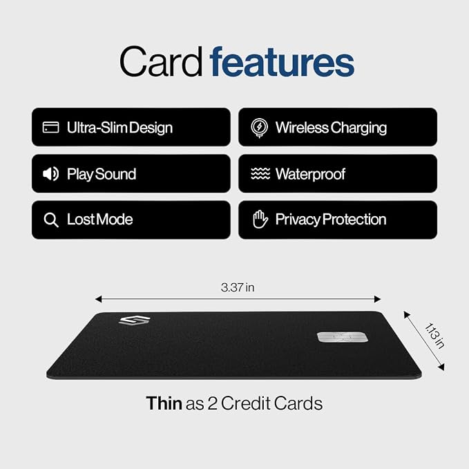 SPOTMINDERS Apple MFi Certified Credit Card Wallet Tracker PRO 4-Pack Works - Image 8