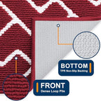 OLANLY Front Door Mat 36x24, Low-Profile Easy Clean Doormat - Image 4