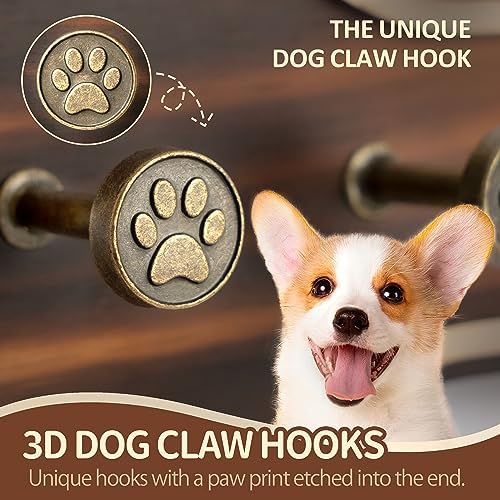 MTERSN Dog Leash Holder Wall Mount - Image 2