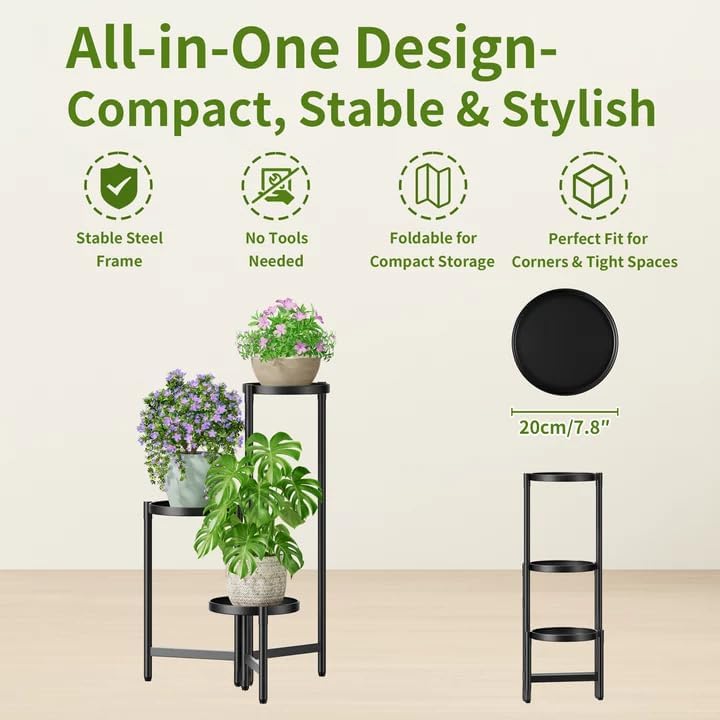 3 Tier Large Plant Stand Indoor - Image 5