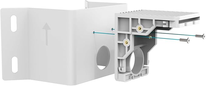Camera Wall Corner Mount for Eufy PoE Cam S4 and eufyCam S4 - Image 4