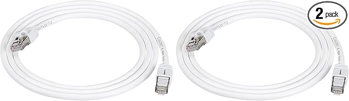 Amazon Basics RJ45 Cat 7 Ethernet Patch Cable, 10Gbps High-Speed, by AmazonBasics