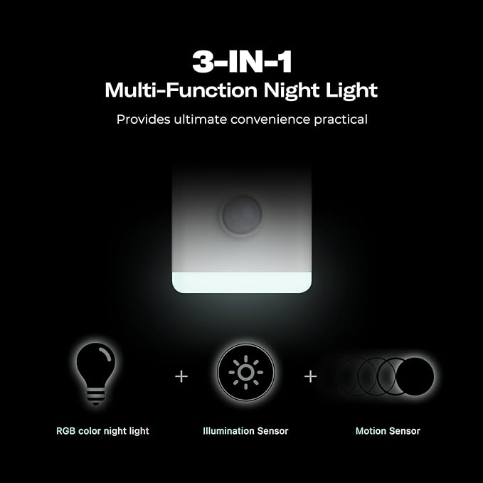 THIRDREALITY Multi-Function Night Light 2 Pack, Zigbee Repeater, 3-in-1 - Image 3