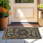 CHICHIC Welcome Door Mat 18 x 30 Inch Front Doormat Outdoors - Image 2