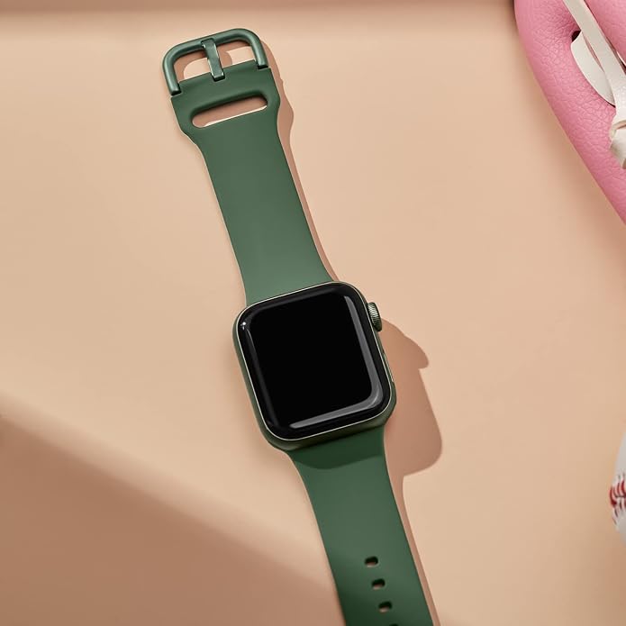 Sport Band Compatible with Apple Watch Bands 49mm 46mm 45mm 44mm 42mm 41mm 40mm - Image 2