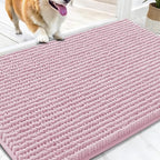 OLANLY Dog Door Mat for Muddy Paws 34x21, Extra Absorbent Chenille Mud Mat by OLANLY