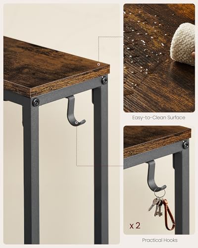 VASAGLE 39.4" Console Table Set of 2, Couch Tables - Image 6