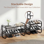 2 Tier Shoe Rack - Image 5