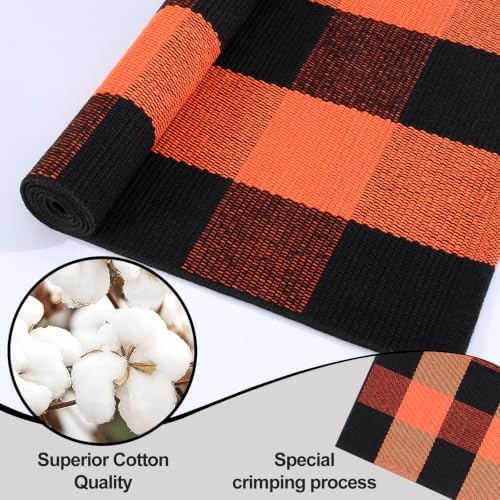 OLANLY Buffalo Plaid Rug 2' x 4'3" - Image 5