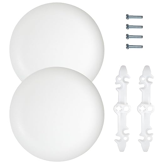 MAKERELE CP3540 Round Wall Cover Plate Kits, Include 2 x CP3540 Plate 2 x by MAKERELE