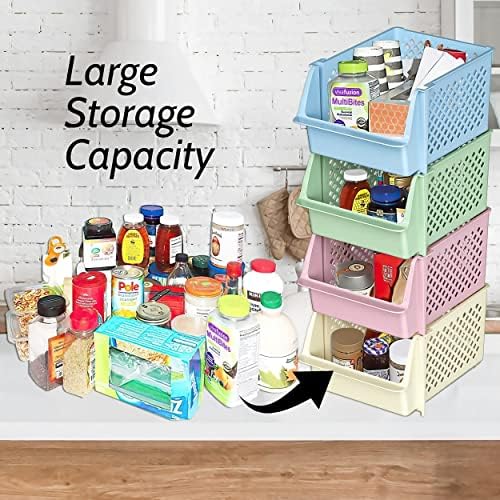 Skywin Stackable Storage Bins Open Front - Image 3