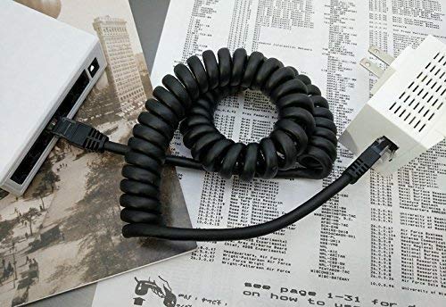 24AWG Spiral-Coiled Ethernet Cat5e Cable - Image 3
