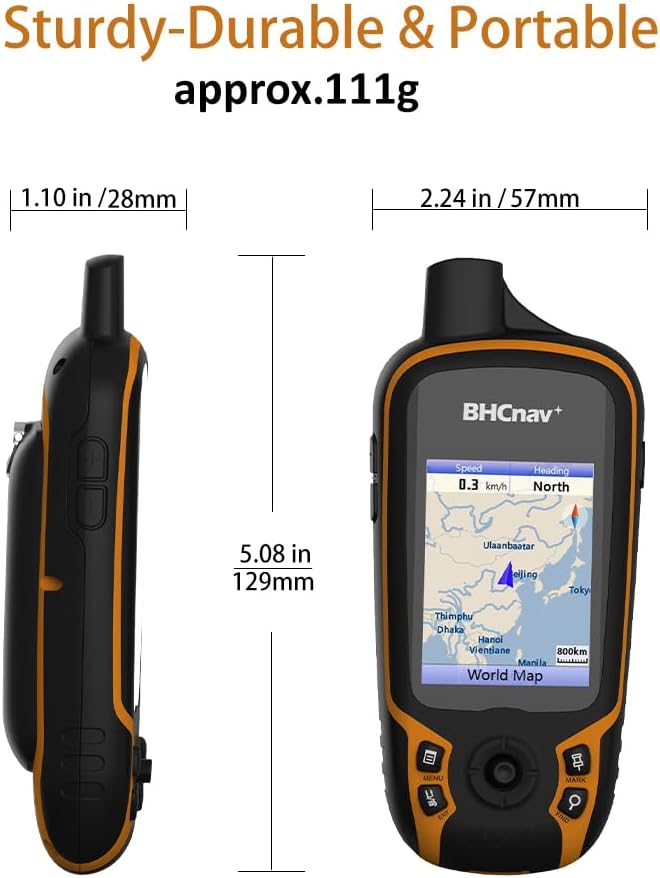 NAVA F30 Handheld GPS Navigation Device, Colorful Map Display, Land Accuracy - Image 2