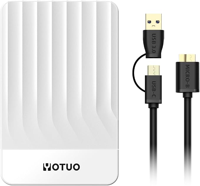 YOTUO Portable External Hard Drive Storage Expansion Mobile HDD USB 3.0 by YOUTO