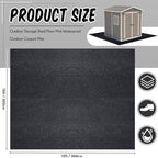 Shed Floor Mat 9.8 x 12 ft, PE Backing - Image 2